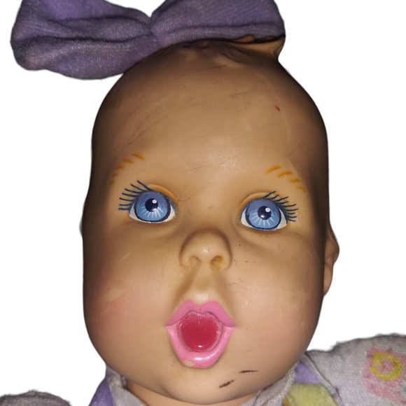 GERBER Bean Bag Plush Baby Doll Toy 9" w/Hard Plastic Hands & Head Toy Biz 1996 - Picture 12 of 12